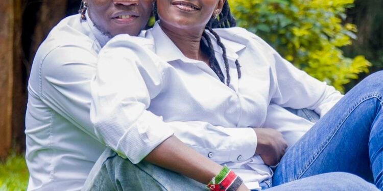Gurdian Angel and his wife Esther Musila. PHOTO/guardian Facebook