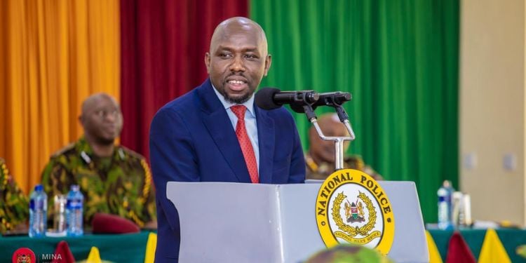 Murkomen Warns Police Officers Returning From Haiti Against Marrying A Second Wife Interior Cs Kipchumba Murkomen During The Gracing Ceremony.