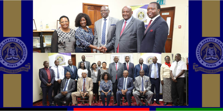 TSC and teahers Kessha officials. PHOTO/kessha