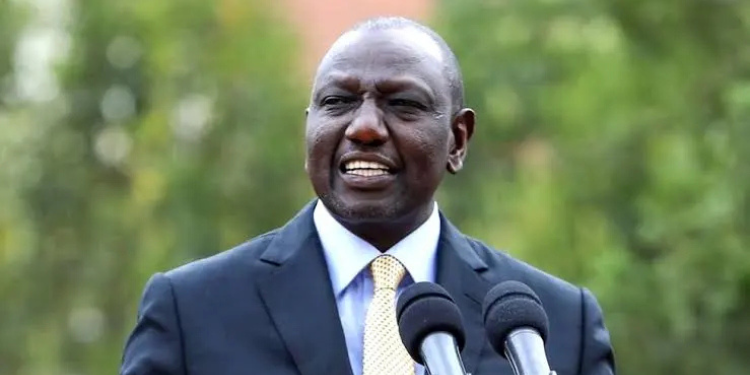 Kenyan President Ruto Giving A Speech. Photo/Google
