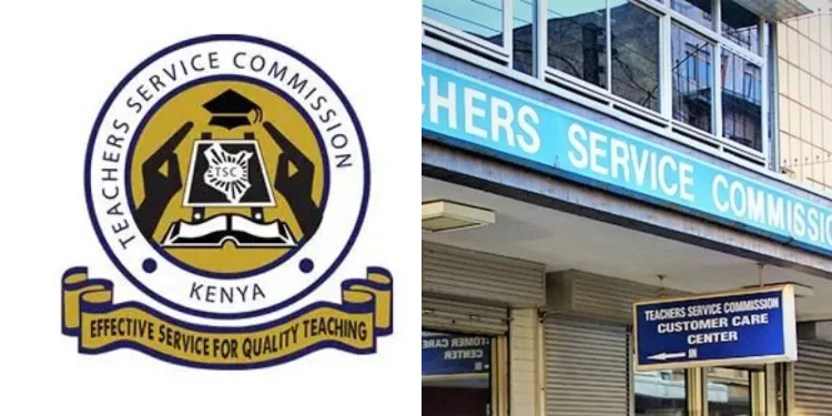 A Collage Of Tsc Logo And The Teacher'S Commission Hq. Photo/Google