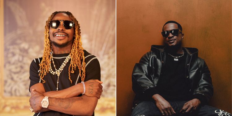 A Collage Of Asake And Gabzy. The Two Artists Headlined The Event At Nyayo Stadium. Photo/Courtesy