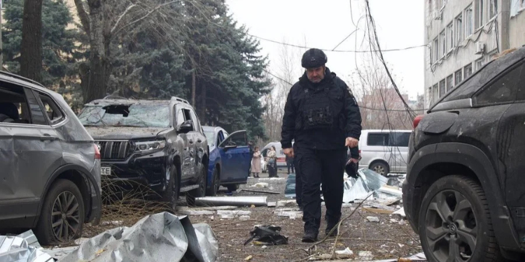 Deaths Reported As Russia Hits Ukraine Amid Ballistic Missiles Warning A Damaged Enterprise And Car Repair Yard In Dnipro/Ukraine. Photo/Vladyslav