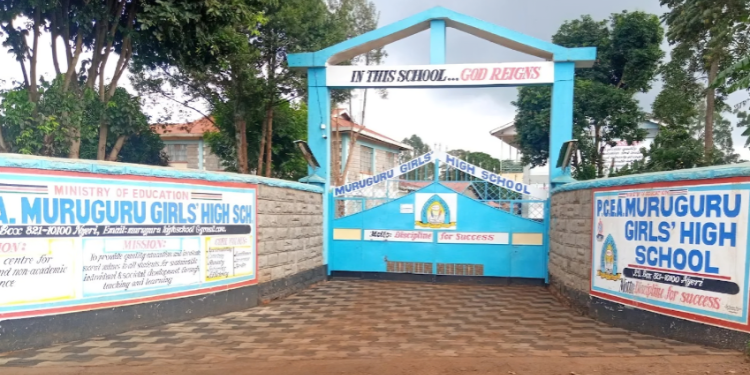 A Photo Of Muruguru Girls School Gate Located In Nyeri Photo/Muruguru Girls