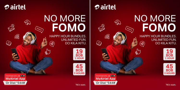 A Banner Of The Airtel Unlimited Fun Budnles, Available At Either Ksh45 Or Ksh15. 