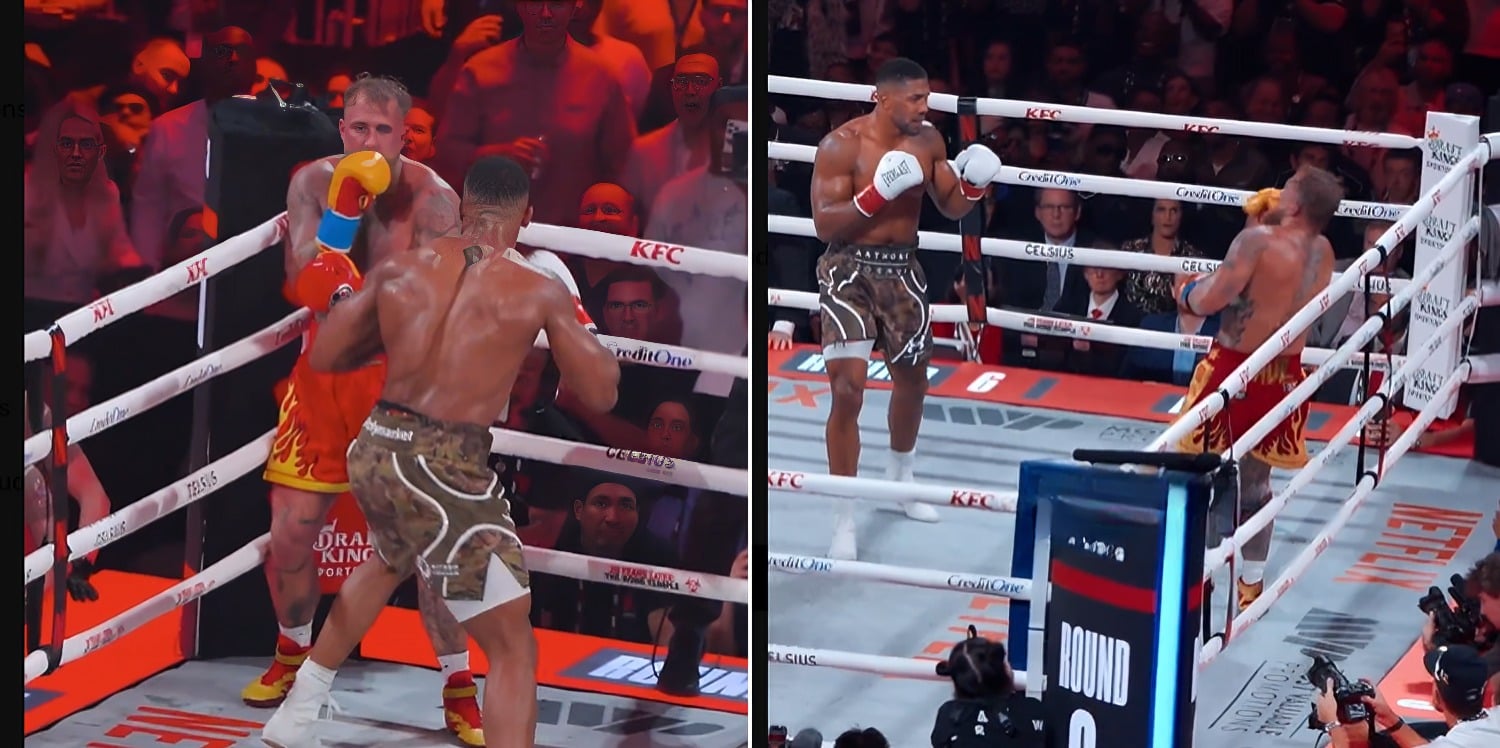 Highlights of the boxing match between Anthony Joshua and jake Paul in Miami on December 20, 2025.