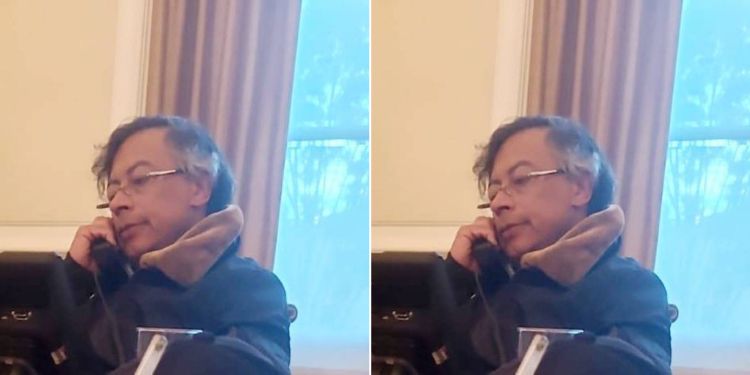 Colombian President To Hold Drug Talks In Us After Challenging To Confront Trump Colombian President Gustavo Petro Having A Phone Call With Trump. Photo/Gustavo Petro