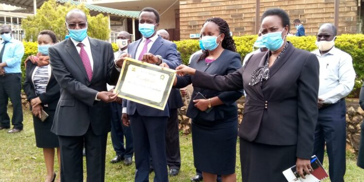 Lucy Mbugua In Meru During A Past Land Event. Photo/Jsc