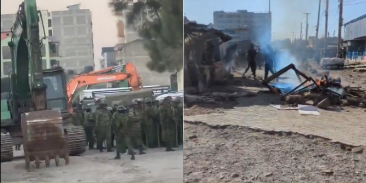 Sakaja Intervenes As Police Clash With Mukuru Kwa Njenga Residents Over Evictions Police Clash With Mukuru Kwa Njenga Residents Over Evictions