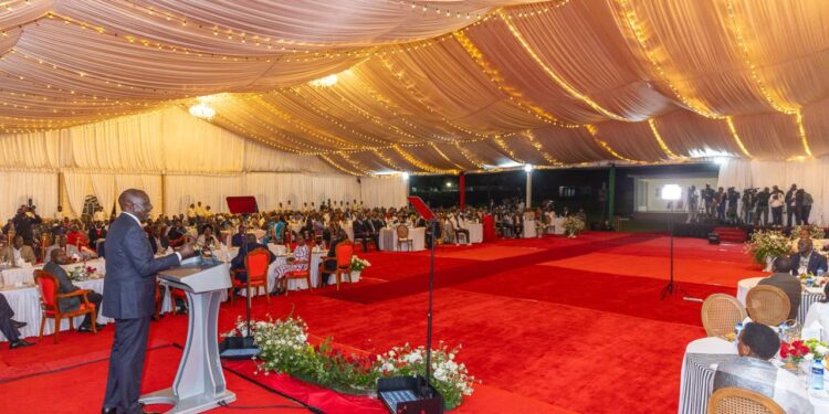 President William Ruto While Delivering His New Year 2026 Speech.