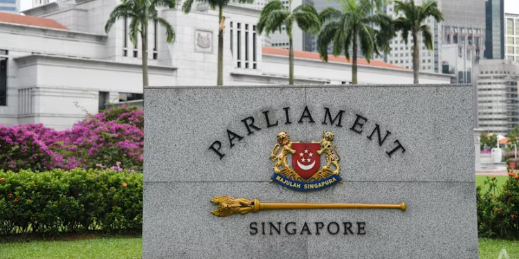 A Photo Showing Singapore'S Symbol Of Parliament. Photo/Cna 