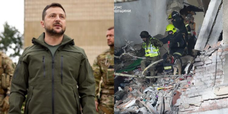 Zelenskyy Says Russia Unleashes 165 Drones On Ukraine As Odesa Bears The Brunt