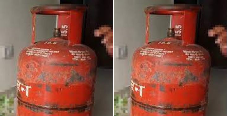 A Corroded Gas Cylinder That Has Been Placed In Water. Photo/Nig Lpg