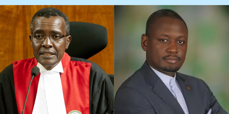 A Collage Photo Of Justice David Maraga And Otiende Amollo. Photo/ Courtesy