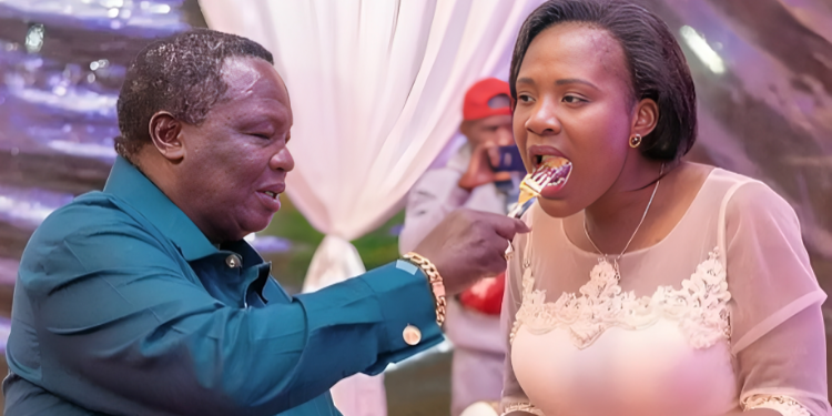 Francis Atwoli And Mary Kilobi Atwoli During Her Birthday Party. Photo/Courtesy