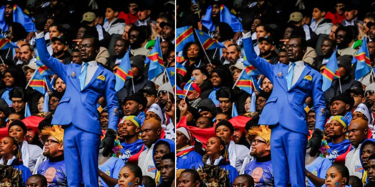 Michel Nkuka Mboladinga: The Congolese Superfan Who Became An Afcon Icon. Photo/ Br Football
