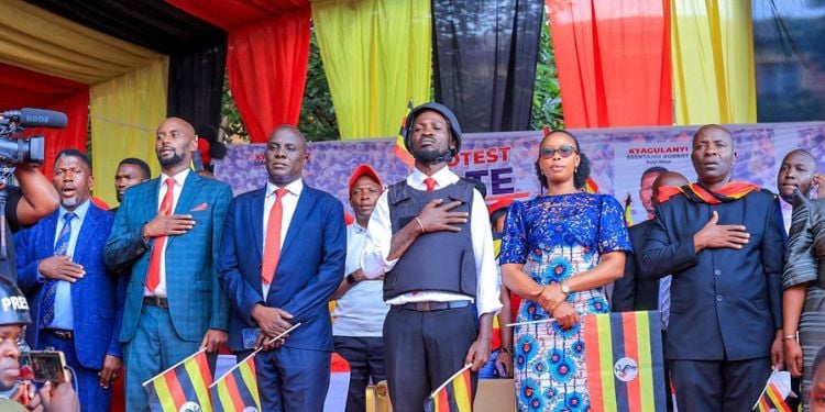 The Story Of Bobi Wine, Ugandan Musician Eyeing The Presidential Seat For Second Time Bobi Wine And Other Politicians In A Past Rally. Photo/Bobi Wine X