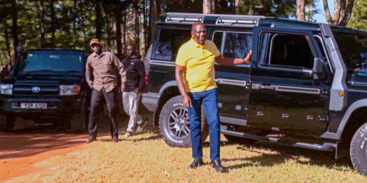 Details Of Sleek Ksh 15 Million Ineos Grenadier President Ruto Drove Himself To Koilel Primary President Ruto Drives Sleek Ineos Grenadier To Vote At Koilel Primary. Photo/ Mugambi Amathi X
