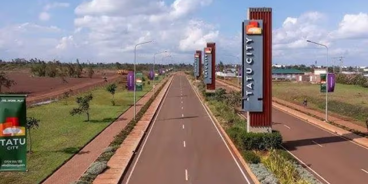 A Photo Of Tatu City Displaying Its Signage In Kiambu County Photo/Tatu City