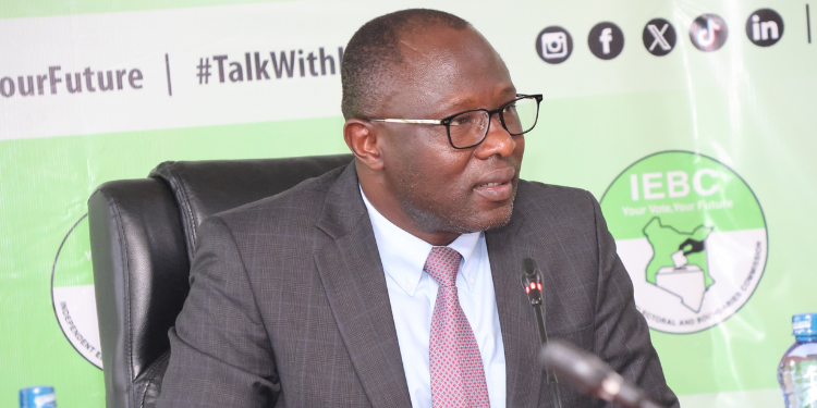 Iebc Chairperson Erastus Ethekon Photo/ Iebc