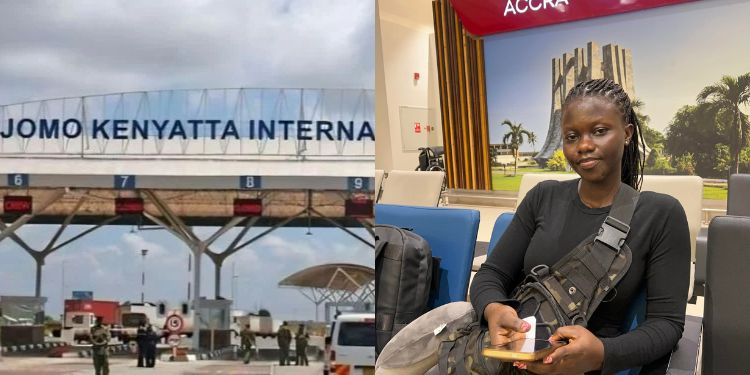 Ghanian Celebrity Efyakimora`s Camera Stolen At The Jomo Kenyatta International Airport