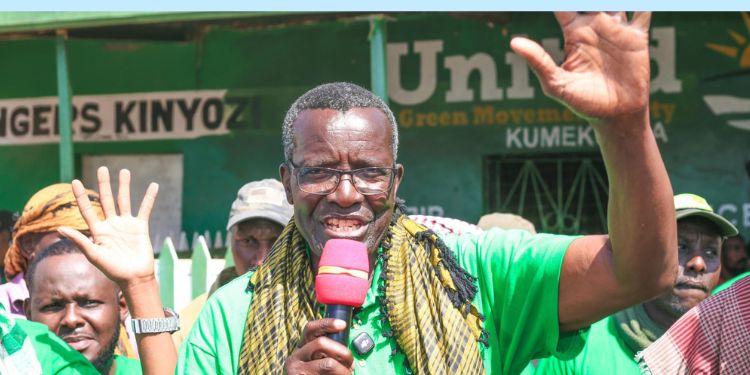 Former Cj Of Kenya David Maraga Addressing Ugm Party Members.