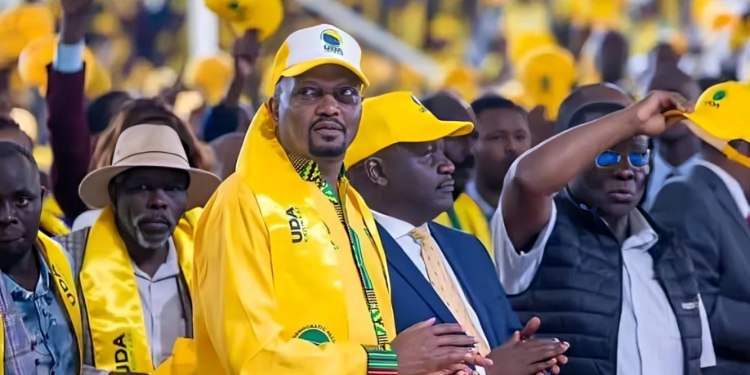 Former Gatundu South Mp Moses Kuria Attends The Uda Aspirants Meeting On February 4, 2026.