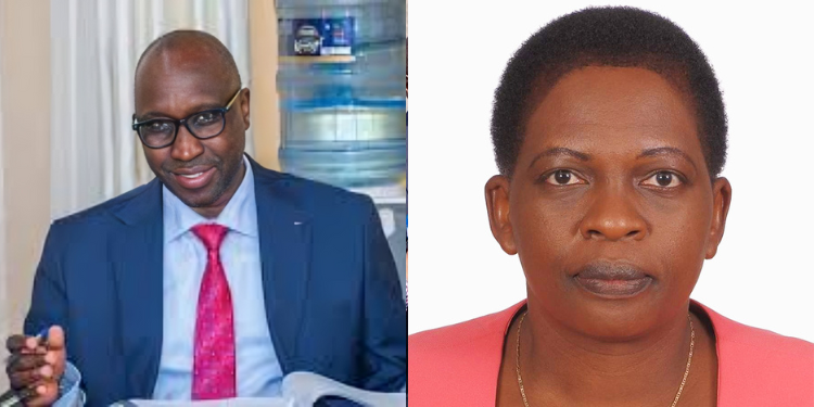 Iebc Deputy Commission Secretaries Ruth Kulundu And Obadiah Keitany. Photos/Iebc