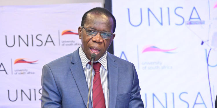 Prof Solomon Shibairo, Acde President And Vice-Chancellor Of Masinde Muliro University Of Science And Technology, At A Past Address. Photo/X