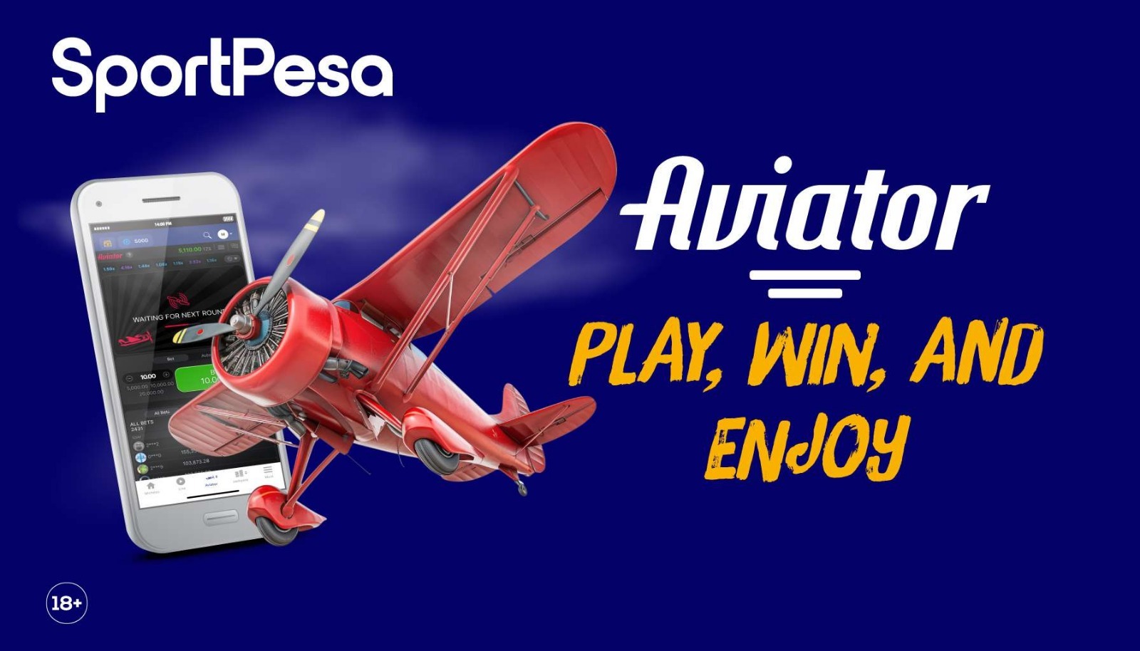 Many Players Are Drawn To How Easy It Is To Get Started In Sportpesa Aviator And Play. Photo-Sportpesa
