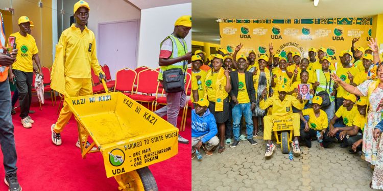 Uda Diehards Push Wheelbarrow For 250Km To Nairobi - Social