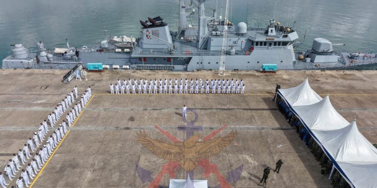 Kenya Navy Parade.