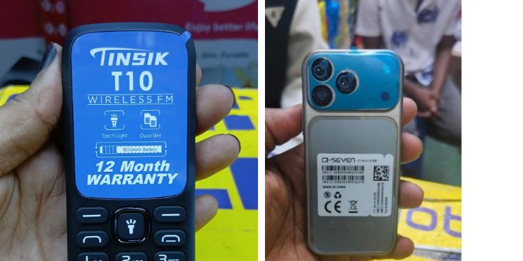 A Collage Of Tinsikand Q- Seven Phone.