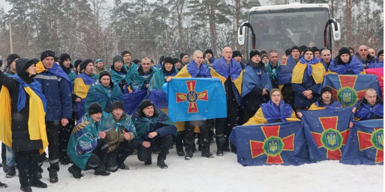 Ukraine Successfully Rescues 157 Citizens From Russia. Photo/ Zelenskyy X