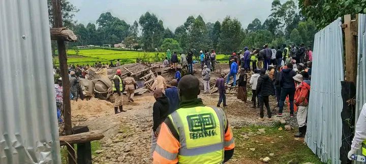 Several Feared Trapped As Building Collapses In Kericho Several Feared Trapped As Building Collapses In Kericho