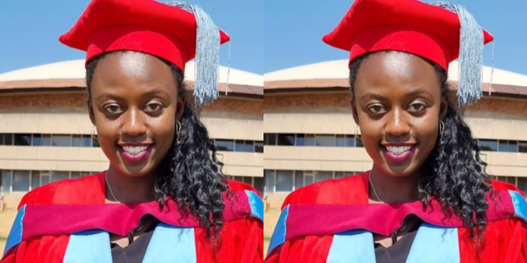 A Photo Of Rose Nabi Wearing Her Graduation Gown Photo/Confidence Elevates