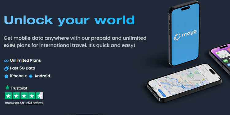 7 Cheapest Platforms To Buy Esims In Nigeria A Photo Showing Maya Mobile Platform In Nigeria