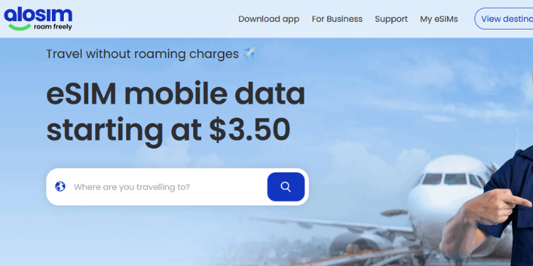 7 Cheapest Platforms To Buy Esims In Nigeria A Photo Showing Alosim Platform In Nigeria