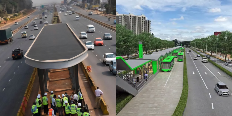 Outer Ring Road Set For Upgrade As Kura Launches Brt Plan From Allsops To Taj Mall A Section Of The Infrastructure For Nairobi’s Bus Rapid Transit (Brt) System And Concept Design Of A Brt System Photo/Construction Kenya/Ntv