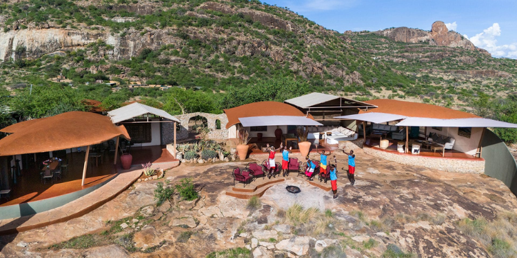 Kenya’s Hidden Gem: Saruni Samburu Camp With Luxury Stays From Ksh103K Per Night An Aerial View Of Saruni Samburu Luxury Camp In Northern Kenya Photo/Saruni Samburu