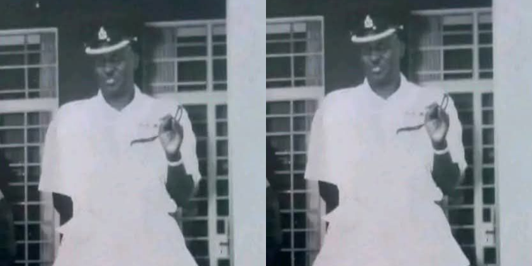 An Archived Photo Of Michael Arrum, A Police Officer Who Introduced “Utumishi Kwa Wote” Motto Photo/Kenya Police Service