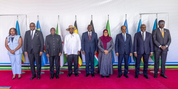 Change Of Guard At Eac Leadership Changes Hands As Ruto Hands Over Chairmanship To Museveni.