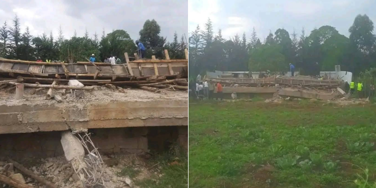 Several Feared Trapped As Building Collapses In Kericho Photos Of Collapsed Building In Kericho