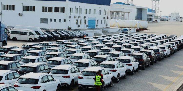 Lamu Port Receives 3,800 Cars From Diverted Vessel As Conflict Disrupts Dubai Route The Lamu Port Has Received 3800 Cars From A Diverted Vessel, As Conflict Disrupts The Dubai Route, The Port'S Vessel Capacity Is Expected To Increase.