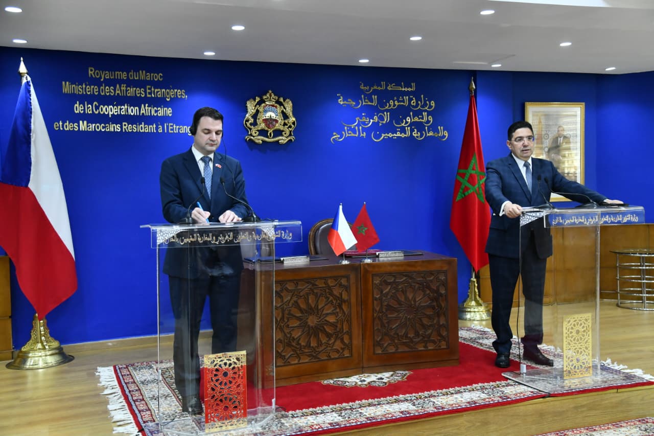 Morocco'S Minister Of Foreign Affairs Mr. Nasser Bourita Calls For West Bank Stability And Implementation Of Trump’s Plan