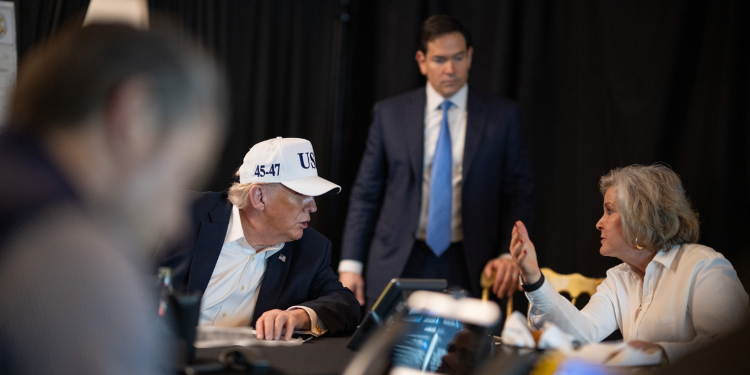 President Donald Trump As He Monitors U.s. Military Operations In Iran Operation Epic Fury, On February 28, 2026. Photo/White House