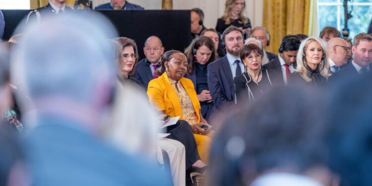 Rachel Ruto Honored Among 40 First Spouses At White House Mama Rachel Ruto Among 40 First Spouses Hosted By Melania Trump At White House