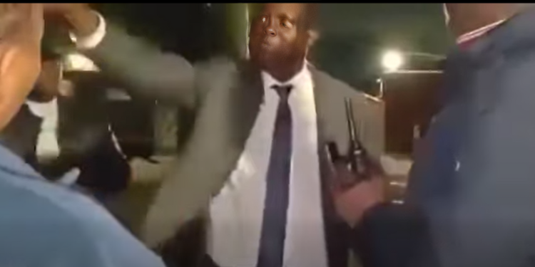 Raphael Tuju Faces Eviction From Multi-Billion Shilling Karen Property A Screenshot Of The Video Showing Raphael Tuju Auctioning. Photo/ Cyprian Nyakundi (Facebook)