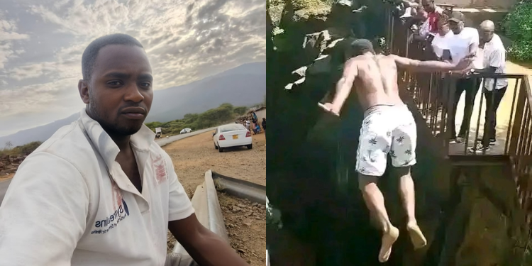 Body Of Missing Cheploch Diver Recovered After One Week A Photo Of Rodgers Kiplimo. Photo/ Eduu Chacha(Facebook)