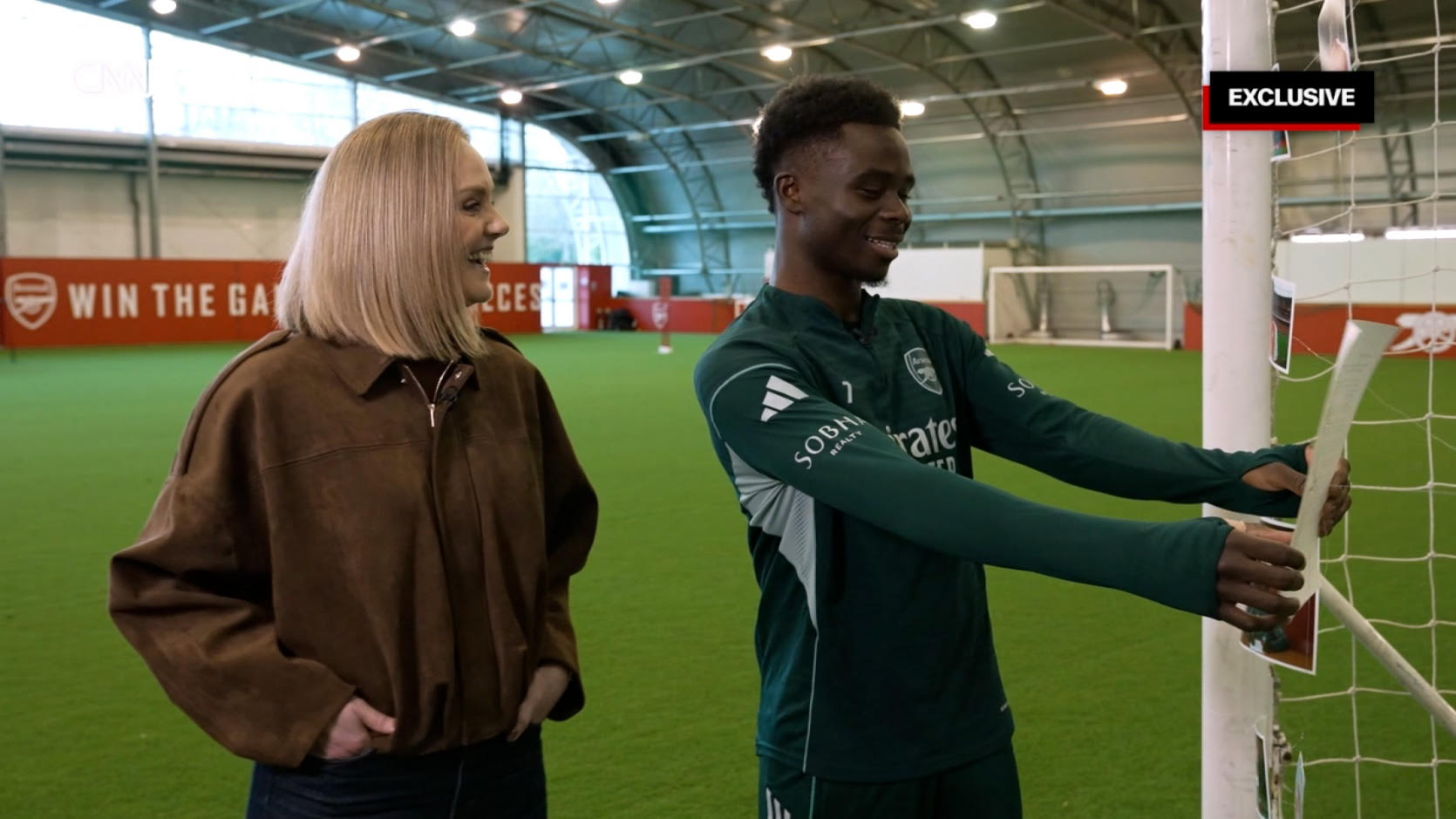 Bukayo Saka Tells Cnn The Decision To Commit To Arsenal Long-Term Was “An Easy Choice”